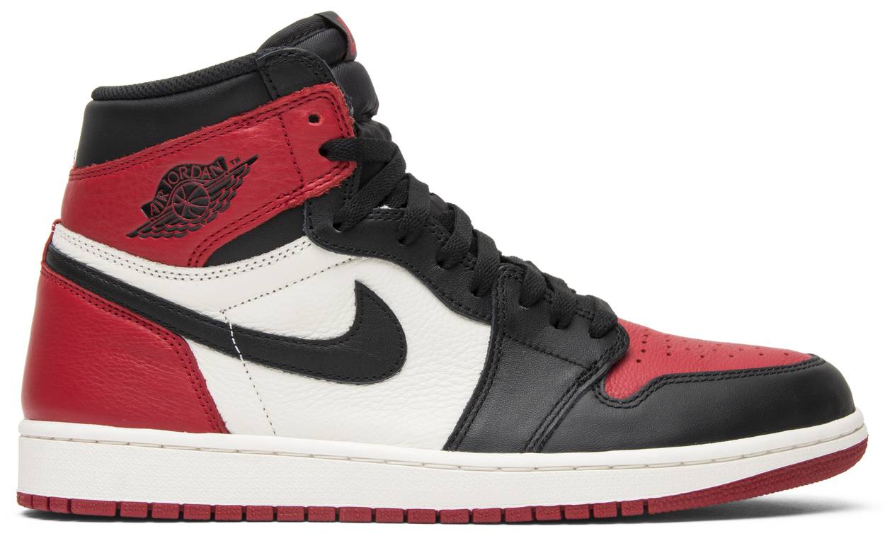 Jordan 1 Retro Bred Royal Toe