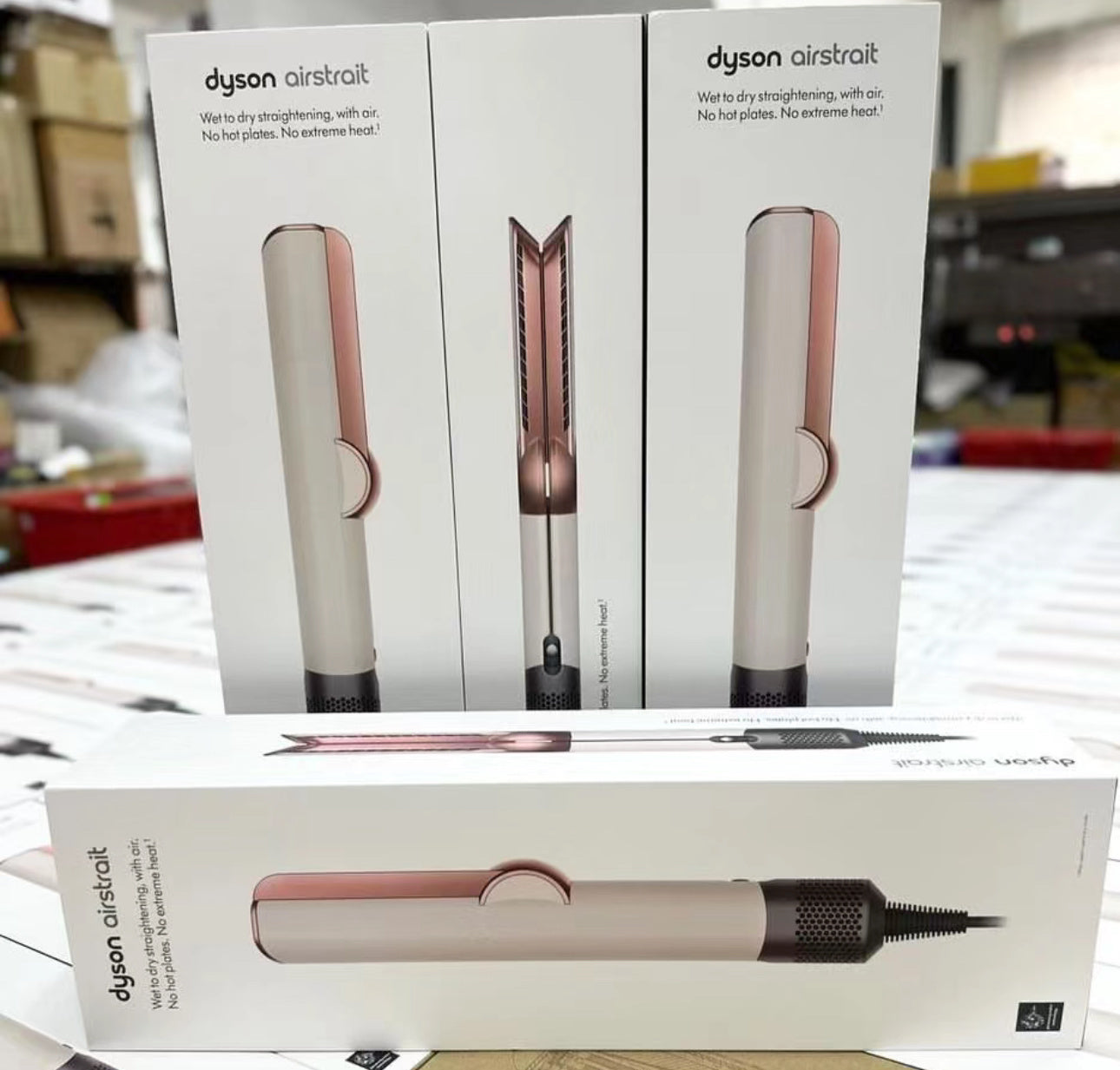 Dyson Airstrait secado + alisado Kansan Pink NEW 220 volteos