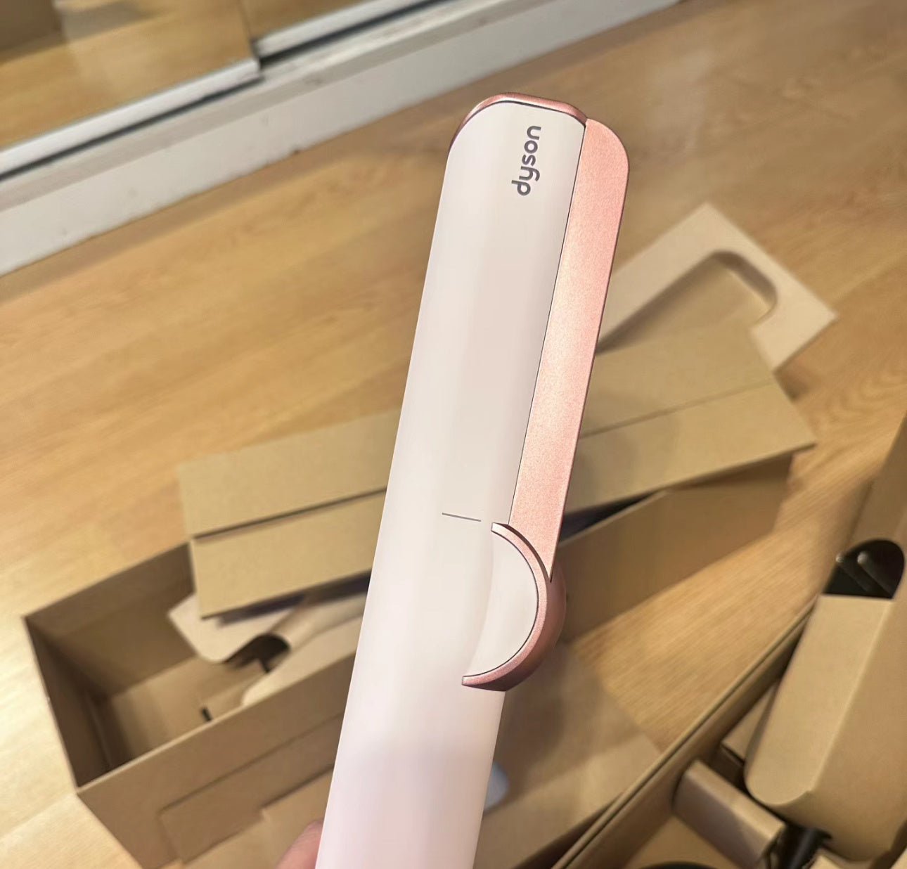 Dyson Airstrait secado + alisado Kansan Pink NEW 220 volteos