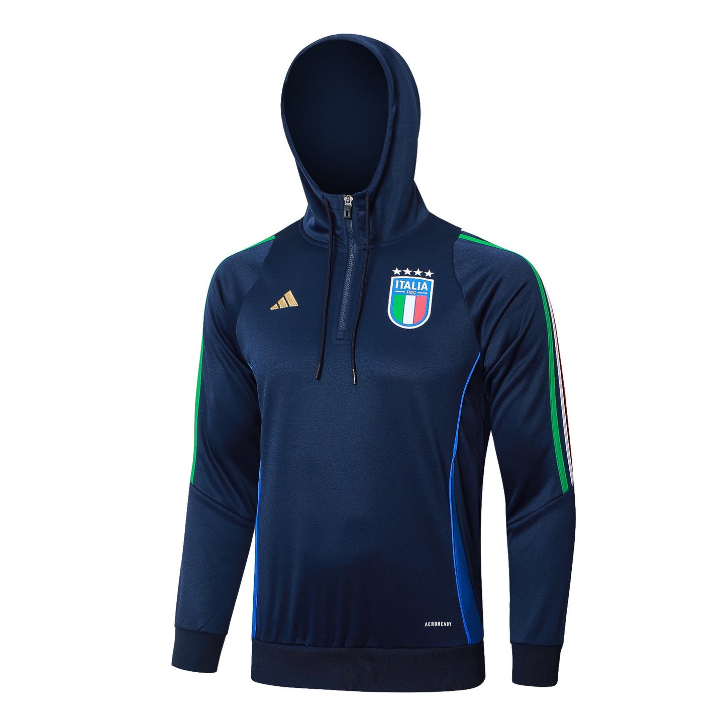 Conjunto Adidas Poleron + Pantalon Italia 25-26