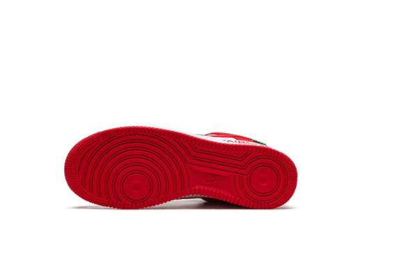 LV x Nike Air Force 1 x Virgil Abloh Red White
