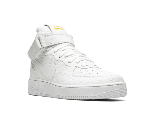 LV x Nike Air Force 1 Mid x Virgil Abloh White