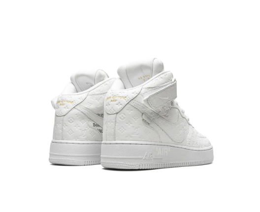 LV x Nike Air Force 1 Mid x Virgil Abloh White