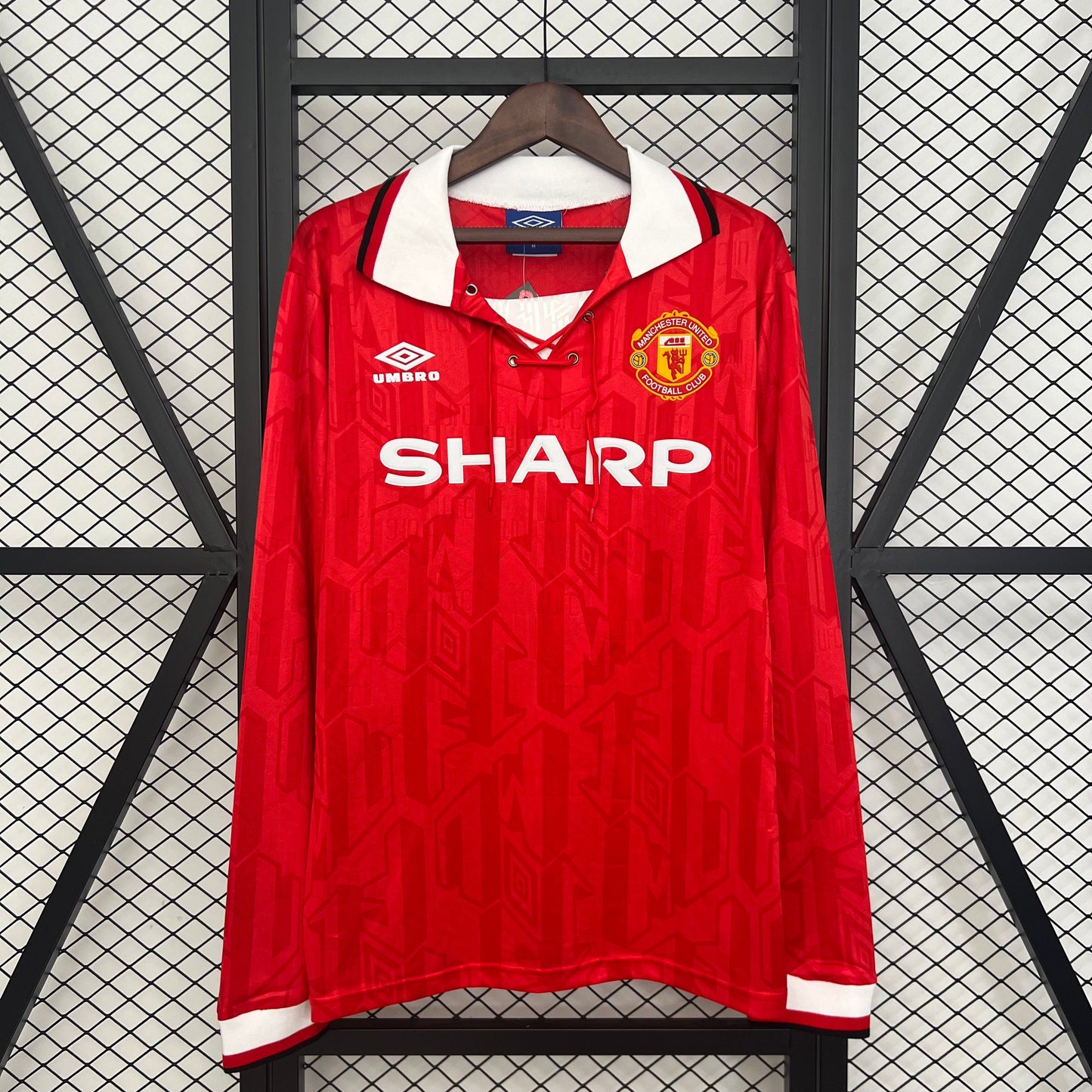 Camiseta Manga Larga Local Manchester United 92-94
