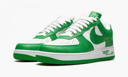 LV x Nike Air Force 1 x Virgil Abloh Green White