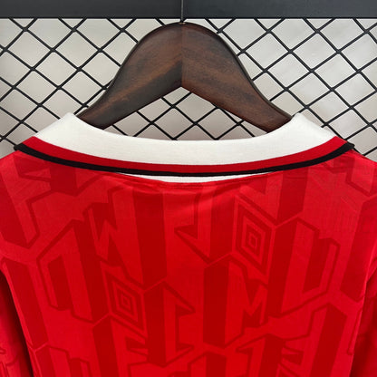 Camiseta Manga Larga Local Manchester United 92-94