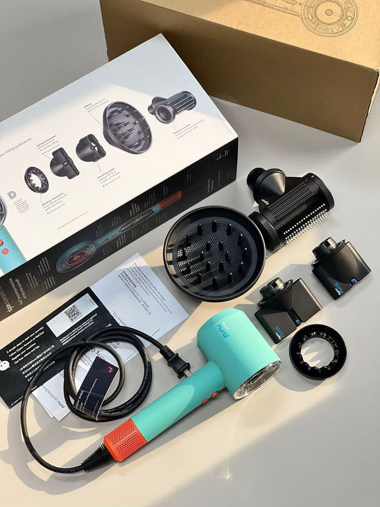 Dyson Supersonic™ Nural – Pátina Cerámica / Topacio 220 volteo