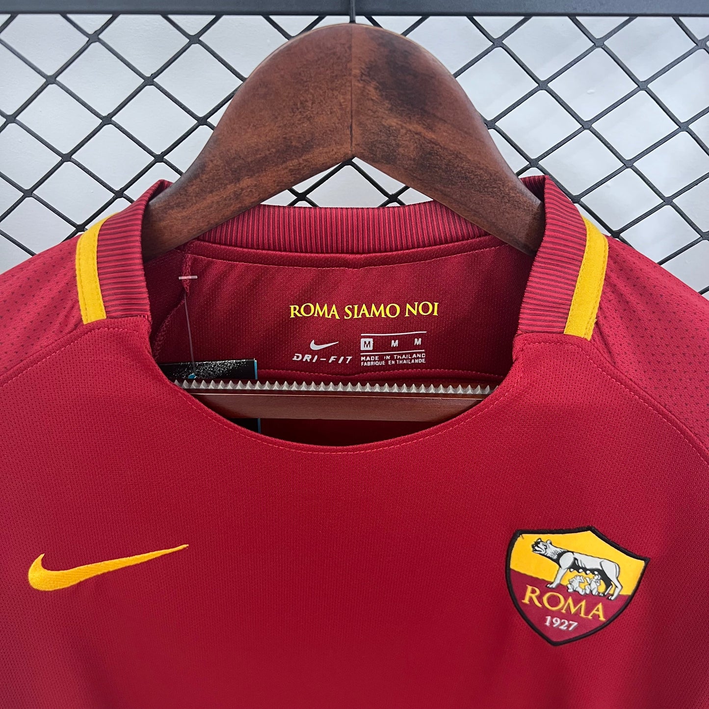 Camiseta Manga Larga Local Roma 17-18
