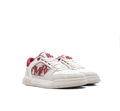 Amiri Classic Low White And Red