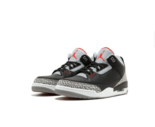 Air Jordan Retro 3 Black Cement