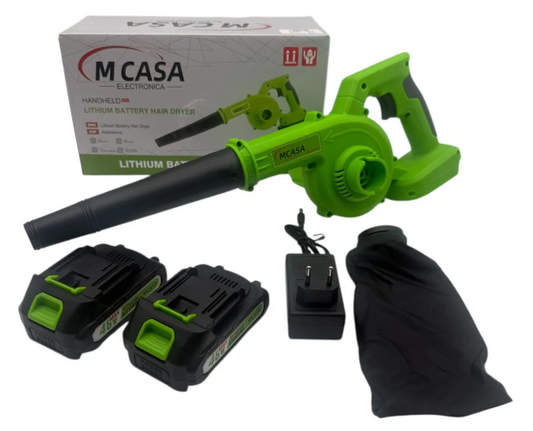 Soplador Inalámbrico Profesional MCASA Para Limpieza Jardín