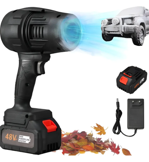 Soplador Turbo Inalámbrico 1 Baterías Negro