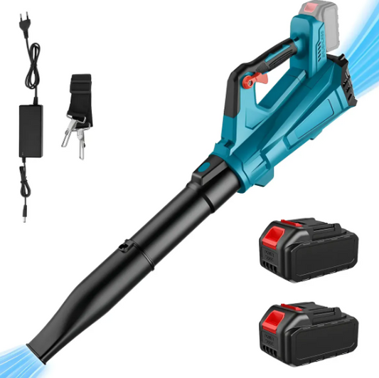 Soplador De Hojas Inalámbrico 500 Cfm 2 Baterías 21v