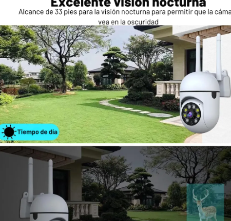 2 Camaras Ip Smart Wifi Infrarrojo Externo Y Interno Hd