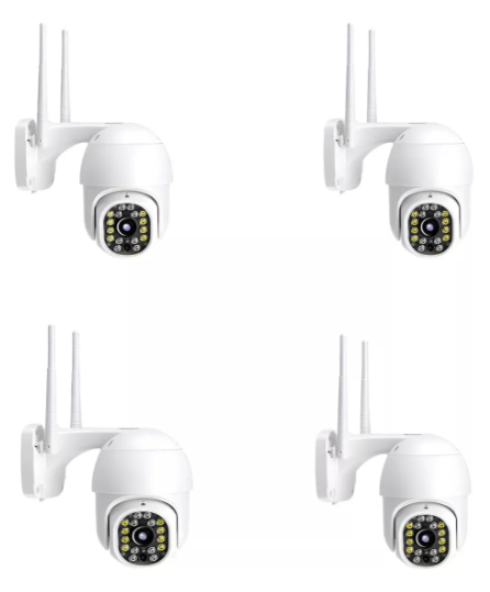 Pack X 4 Camaras Wifi Hd Motorizada Vision Nocturna Yoose