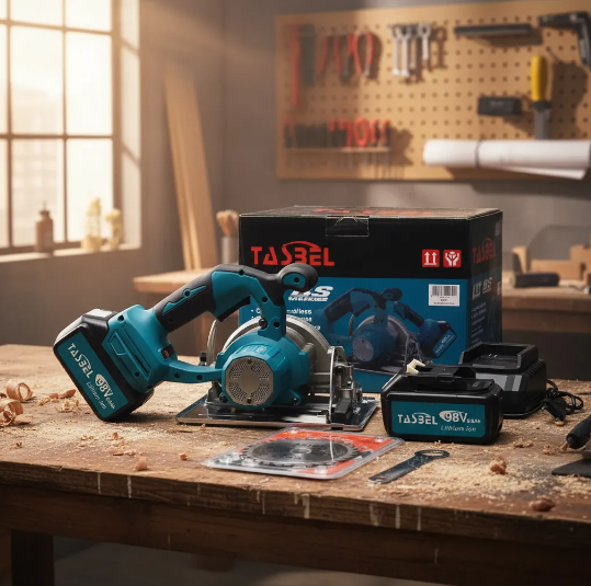 Sierra Circular Inalámbrica 98v Profesional + 2 Baterías