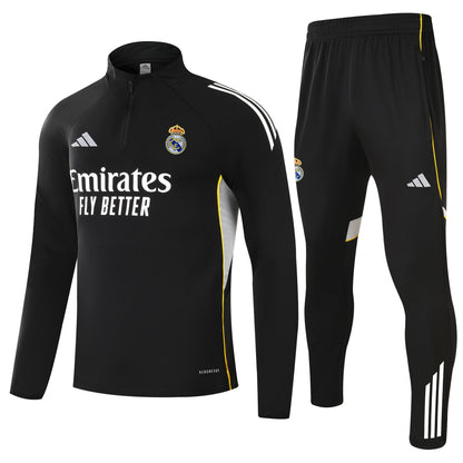 Conjunto Negro de entrenamiento 25-26 Real Madrid