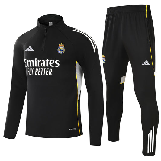 Conjunto Negro de entrenamiento 25-26 Real Madrid