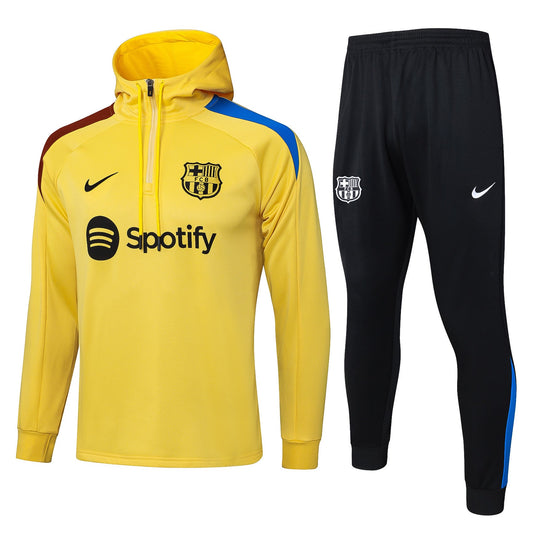 Conjunto Nike Amarillo Poleron + Pantalon Barcelona 25-26