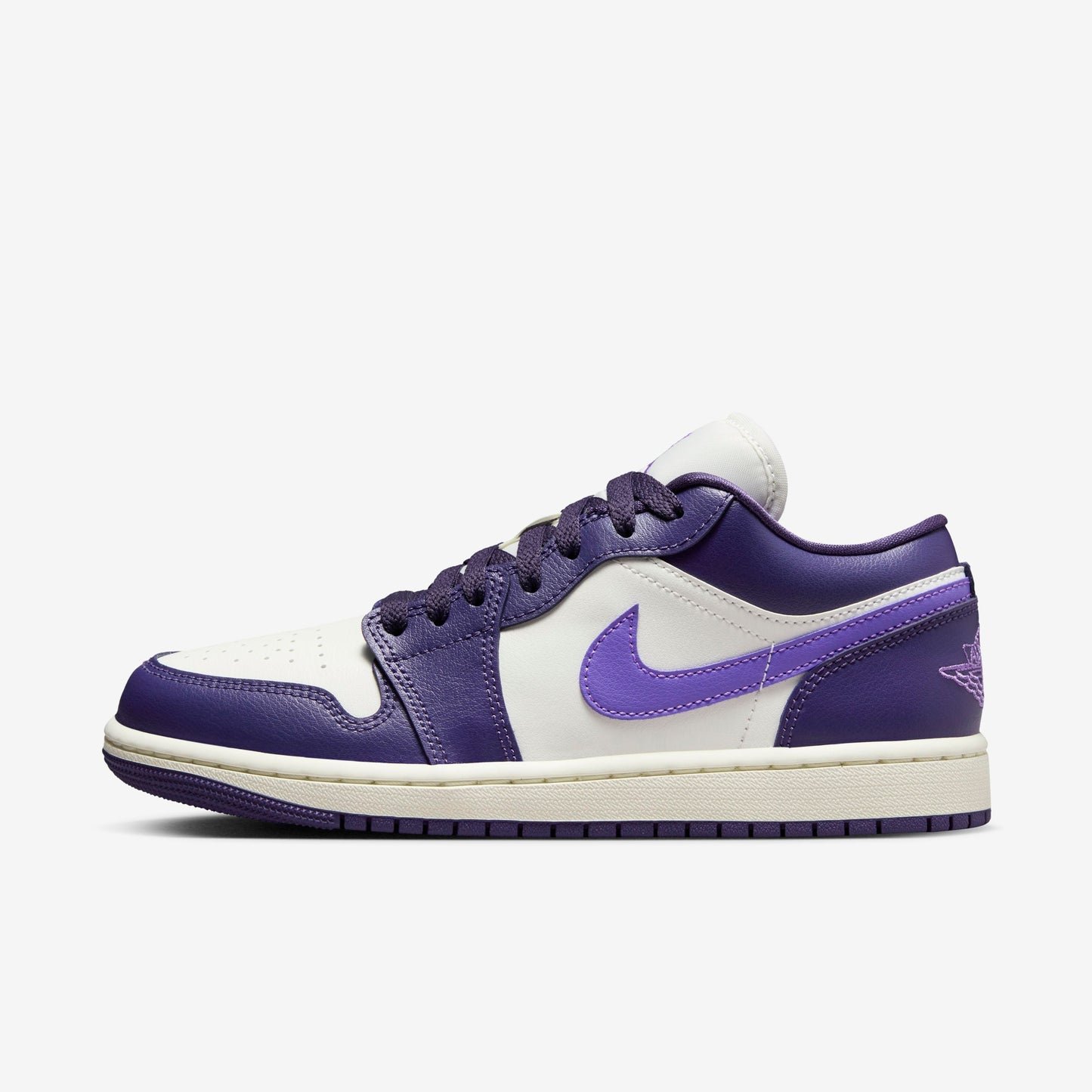 Air Jordan 1 Low White Purple
