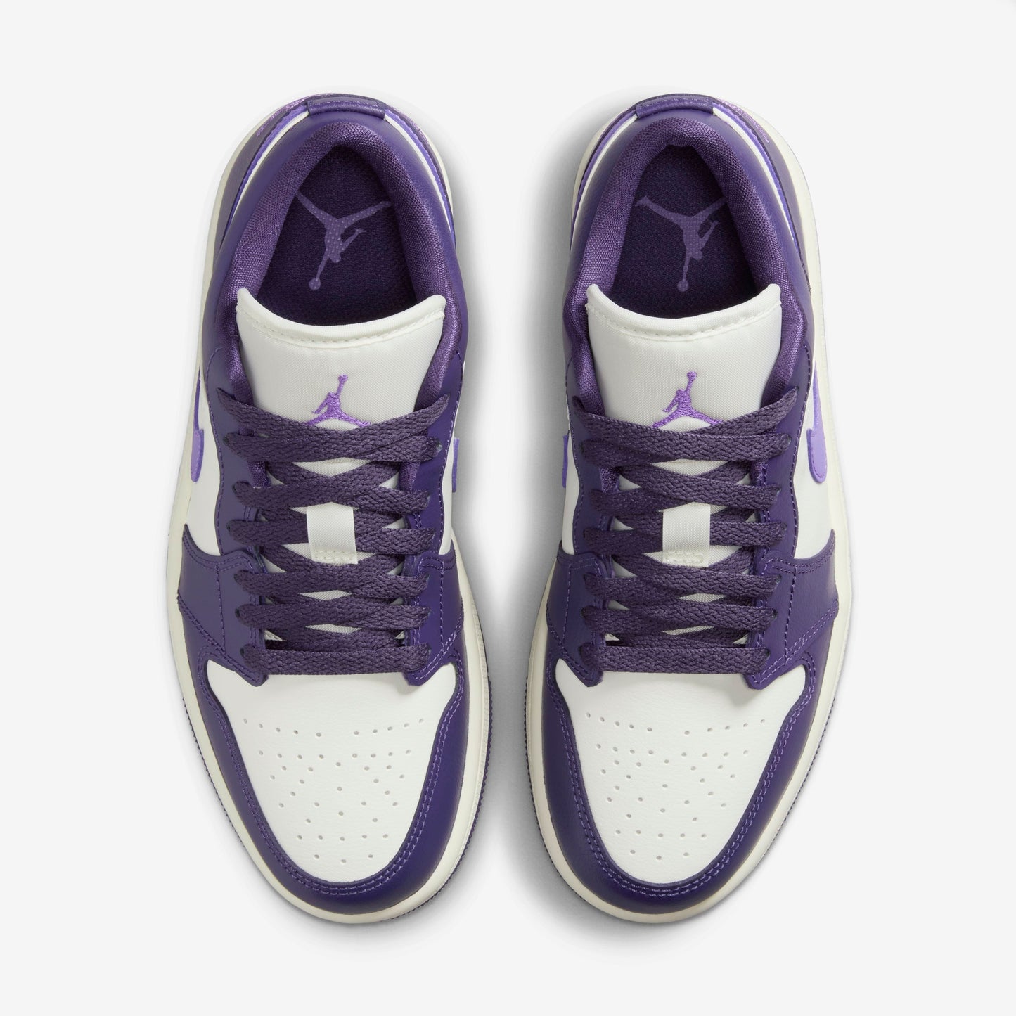 Air Jordan 1 Low White Purple