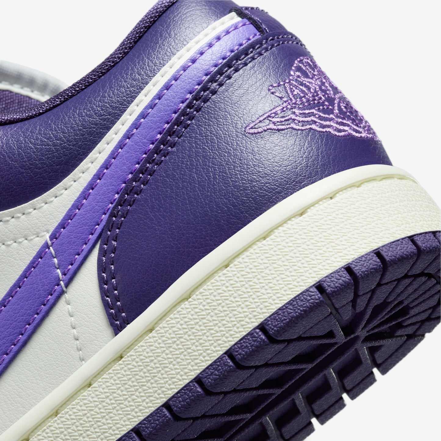 Air Jordan 1 Low White Purple