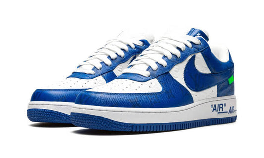 LV x Nike Air Force 1 x Virgil Abloh Blue White