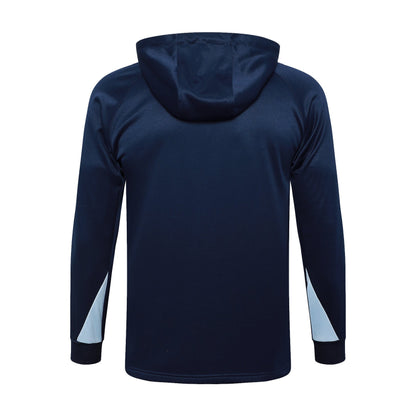 Conjunto Nike Azul Oscuro Poleron + Pantalon Francia 25-26