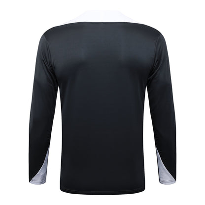 Conjunto de entrenamiento Negro Poleron + Pantalon Chelsea 25-26
